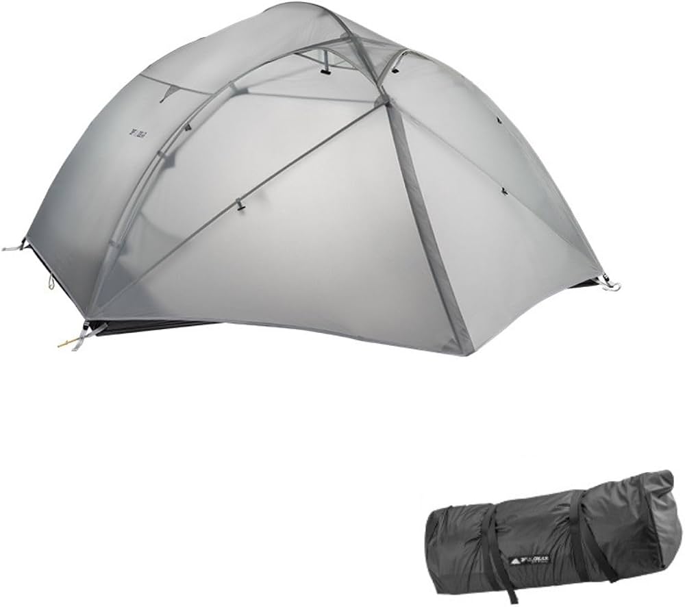 3f-ul-gear-731rmm-1.jpg 3F UL GEAR Tente de camping imperméable pour 3/4 saisons, facile à installer, abri de randonnée, tapis de sol inclus (blanc cassé nylon 15D, 3 personnes 3 saisons) : Amazon.fr: Sports et Loisirs – Image 1