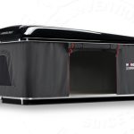 AUTOHOME 1.0 Tente de toit à coque rigide Tissu carbone Coque noire Petite | Tente de toit | Auvent | Accessoires Camping car | Reimo Français