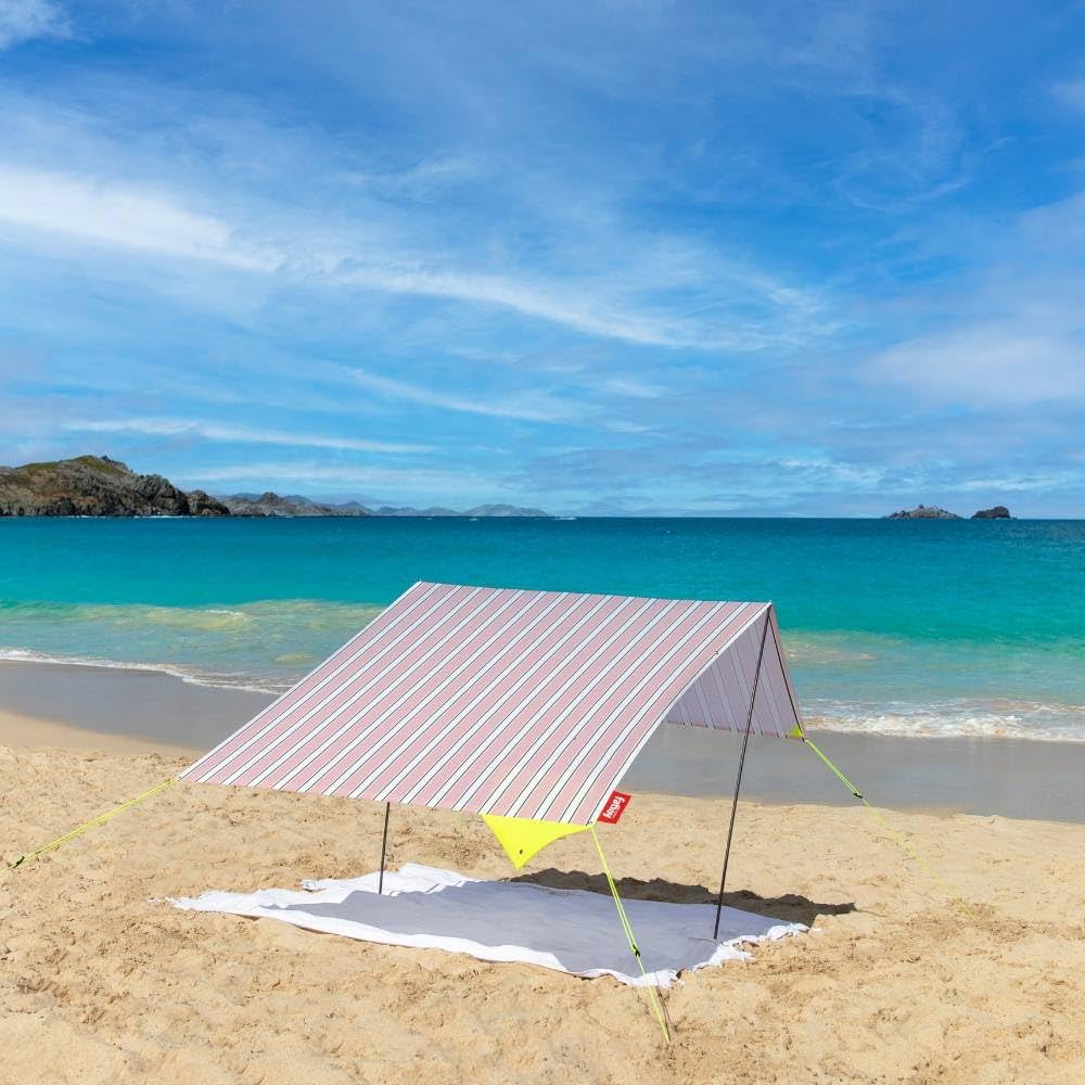 fatboy-tente-de-plage-723dwv-1.jpg Fatboy Miasun Tente de Plage 330 x 190 x 140 cm Melrose | Parasol Plage Portable Large avec Support, Tente Enfant, 3 Options d'Installation, Auvent avec Protection Solaire en Coton : Amazon.fr: Sports et Loisirs – Image 1