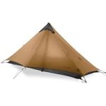 Télomat 3F Lanshan1 Tente ultralégère sans poteaux pour 1 personne, 3/4 saison, imperméable, portable, pour le sac à dos, la randonnée, la pêche, le camping et la randonnée : Amazon.fr: Sports et Loisirs
