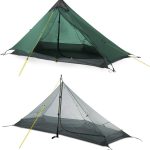 Tente Ultralégère 3F UL Gear LanShan 2 – 1 Personne, 3 Saisons, Nylon, 210x75x120 Cm, étanche