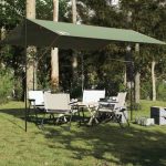 Tarp de camping étanche grand format 400x294 cm abri de bivouac vert | stockinger.com