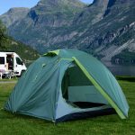Tente de camping, pour 3 personnes, verte, étanche, L 300 cm, | ETC Shop: lampes, mobilier, technologie. Tout d'une source. | ETC Shop