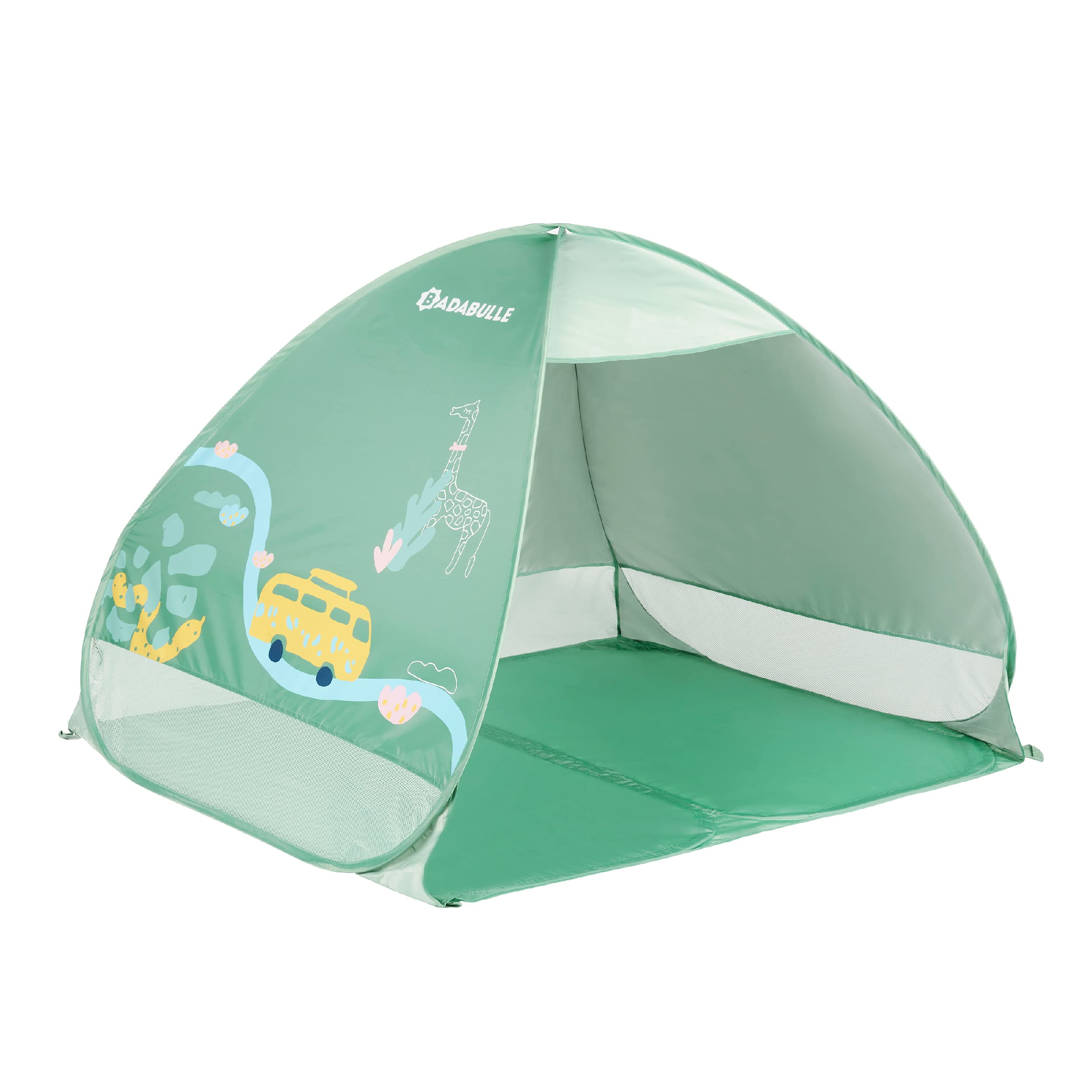 tente-anti-uv-plage-982txq-1.jpg Badabulle Grande Tente de Plage Bébé Anti UV FPS 50+, Système Pop Up Vert : Amazon.fr: Jeux et Jouets – Image 1