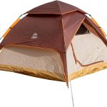 Tente de camping automatique, tente pop up pour 3 à 4 personnes, 2 en 1, tente de camping et tonnelle/protection solaire, double paroi, imperméable, ...