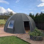 Tente bulle ossature bois pour hébergement et événements