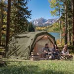 Tente en toile gonflable familiale haut de gamme Coody 10.0 PRO vert f