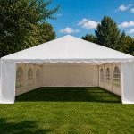 Tente de réception Basic 6x10m PVC 700, Blanc