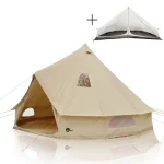 yourGEAR Tente Desert 8 Pro UV50+ Coton tente tipi familiale de camping avec cabine de couchage