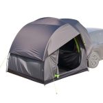 VEVOR Tente de hayon de SUV, 2400 x 2400 mm, tente arrière SUV de camping imperméable, conception spacieuse à double couche pour 5 8 personnes, avec ...
