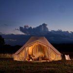 Autentic tente haut de gamme de luxe pour Glampin