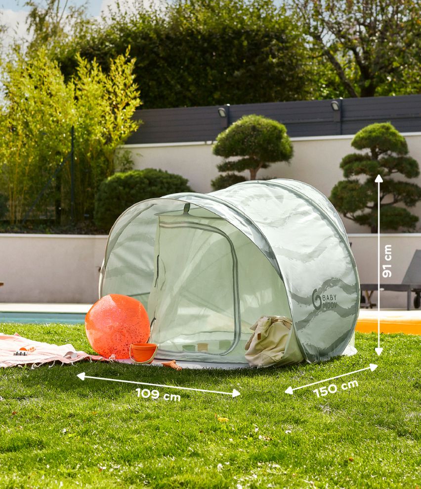 tente-de-plage-anti-uv-325yfz-1.jpg Tente de plage Anti UV Rafraichissante Moov & Protect | Babymoov – Image 1