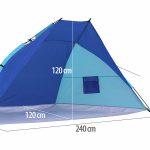 Tente de plage UV 50+ pour 3 personnes