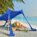 Auvent de Plage 300x300x200cm, Tente de Plage Portable, Abri Solaire Anti UV, Installation Facile, Tente Outdoor pour Camping, Pêche, Jardin | Leroy Merlin