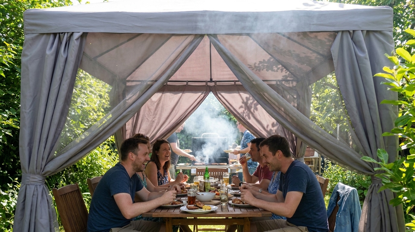 tente-de-reception-action-296lzj.jpg À 50 € chez Action, cette tonnelle m'a permis de recevoir mes petits enfants à l'ombre tout l'été | Journal des seniors – Image 1