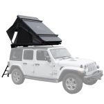 Tente de toit rigide Bush Cruiser 140 Pro à coque aluminium ultra fine et compacte. Aérodynamique et très facile à installer, ou