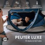 Deryan Lit de Voyage pour Petits Enfants avec Matelas, Lit bébé de la Naissance Jusqu'à 4,5 Ans, Pop Up Tente pour Bébé Montée en 2 Secondes, ...