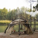 Sphere X8 Lite | Tente Ronde POMOLY pour le Camping – Grande Tente Dôme Autoportante pour Famille 6 8 Personnes – Tente Chauffée