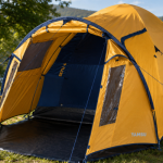 Tambu Setu 4 Tente dôme pour 4 personnes en polyester recyclé avec hauteur debout 3.000 mm de colonne d'eau