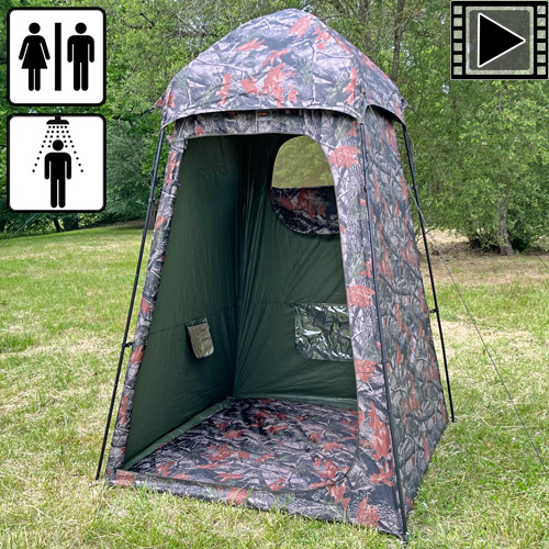 tente-douche-camping-019idd-1.jpg Abri de Douche/Toilettes Carp Design Camo Line | Chronocarpe © – Image 1