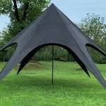 Tente étoile CLP : Couleur Noir, Taille 10 m