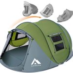 Tente Pop up pour Camping 4 Personnes Imperméable Facile à Monter Tentes Militaires Tente Pop up Facile à Monter Tente de Camping instantanée Vert : Amazon.fr: Sports et Loisirs