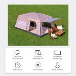 Tentes de luxe pour Camping, grande tente familiale avec chambres pour 4 à 12 personnes, imperméable, Design pour deux chambres et un salon à partir de 117,99 € (octobre 2026) | meubles.fr
