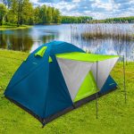 Tente Igloo avec auvent pour 4 personnes Aktive | Leroy Merlin