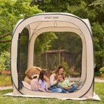 East Oak Tente Pop up Portable, Tente instantanée de 1,8 x 1,8 m avec Sac de Transport pour Patio, Jardin, terrasse et activités de Plein air, Beige : Amazon.fr: Jardin