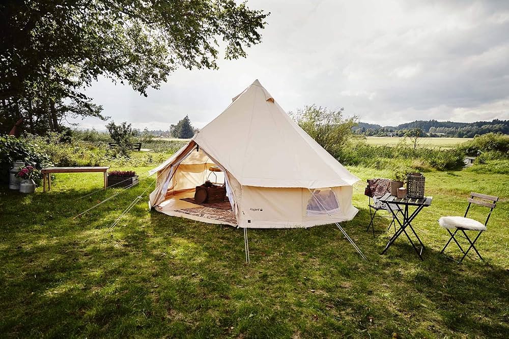 tente-nordisk-910nto-1.jpg Nordisk Asgard Tente de Camping Beige Naturel 400 x 375 x 250 cm : Amazon.fr: Sports et Loisirs – Image 1