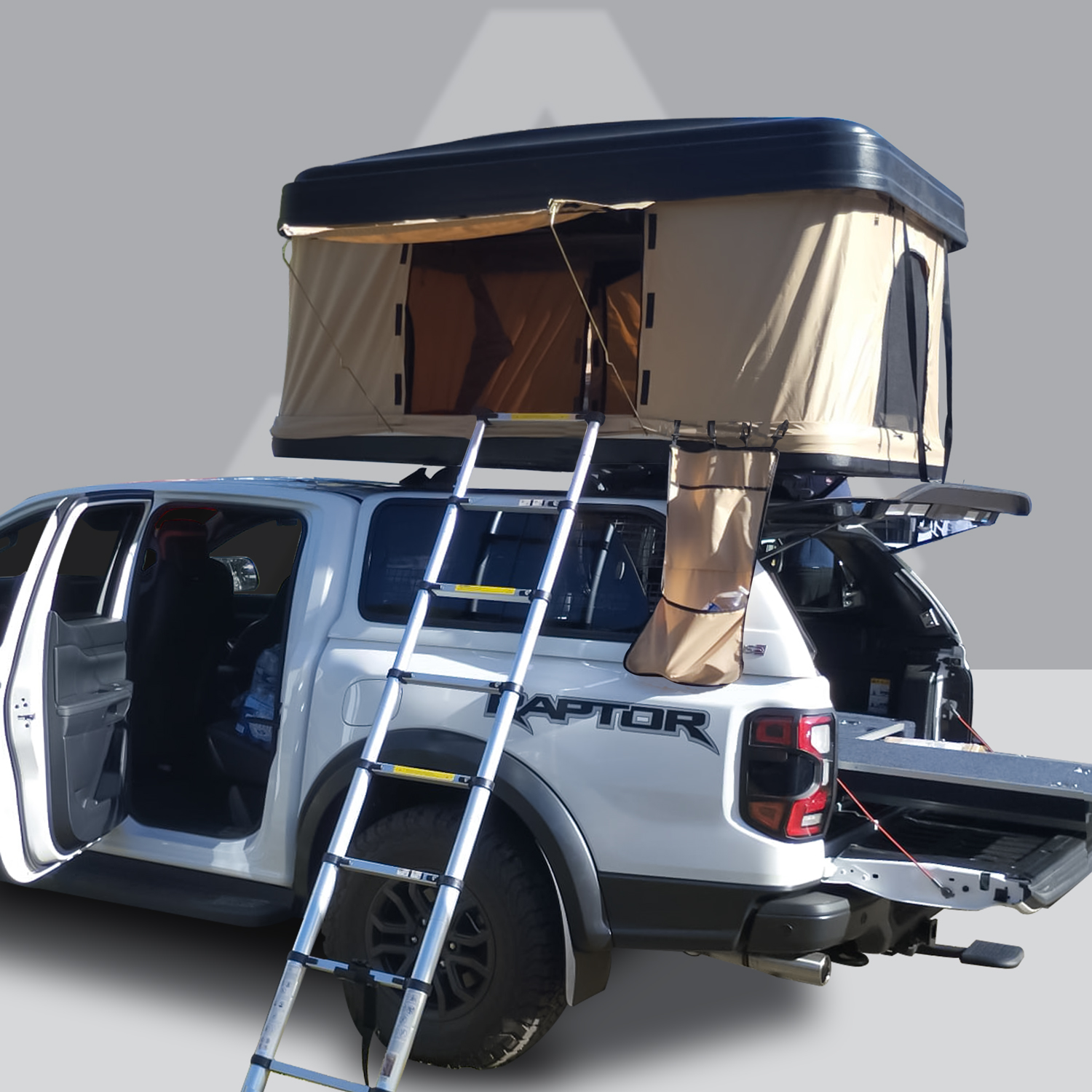 tente-pick-up-282jln-1.jpg Tente de toit ForceOne universelle ACCESSOIRES DE TOIT Véhicule: Toutes marques UNIVERSEL – Image 1