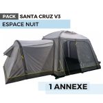 PACK auvent camping car SANTA CRUZ V3 : 20 % sur l'annexe + chambre