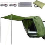 TOOSOAR Tente de Hayon Voiture Grand Volume pour Monospaces/Van Auvent Arrière Camping Étanche avec Support Compatible Citroën Berlingo, Peugeot ...