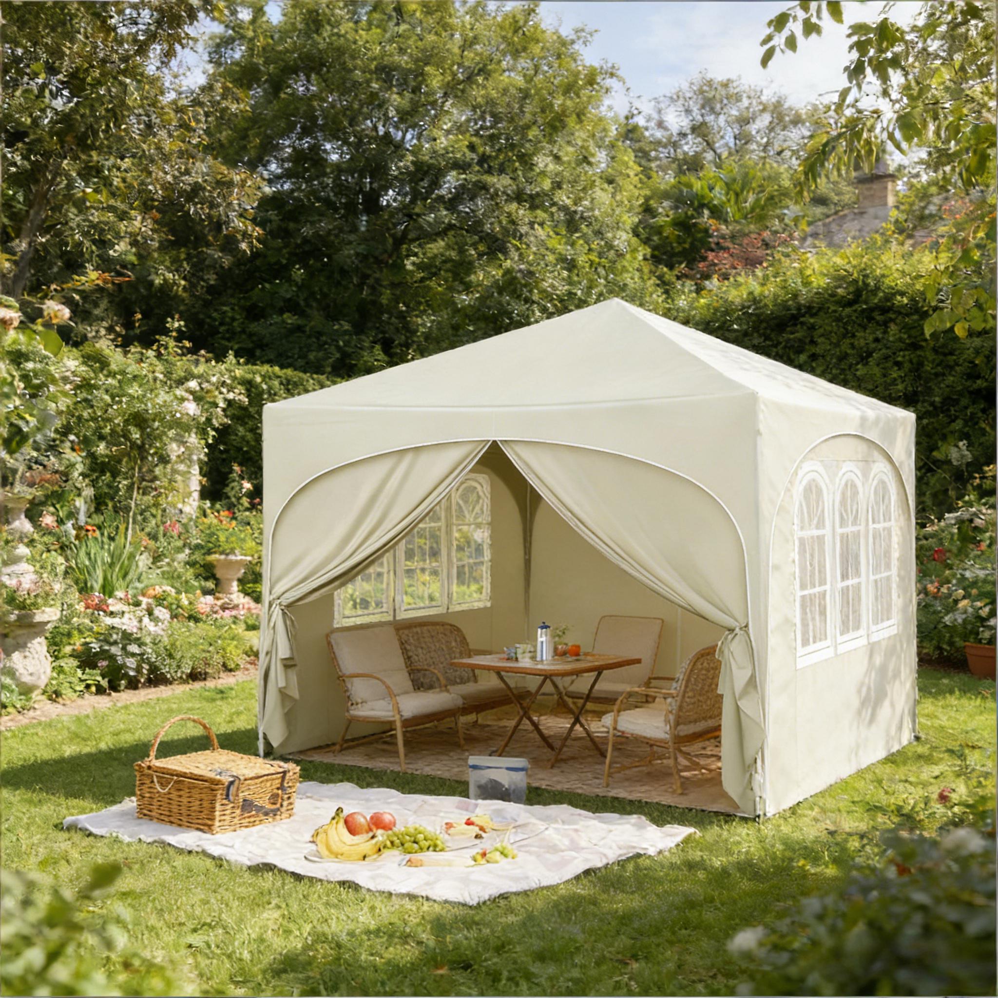 tente-rapide-182dky-1.jpg PZCC Toit pliable extérieur tente protection solaire rapide adapté aux fêtes – Image 1
