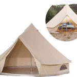 Tente de Camping extérieure 3/4/5/6m tentes tipi familiales 4 Saisons pour randonnée Chasse Tente de yourte avec Tapis de Sol zippé et cheminée : Amazon.fr: Sports et Loisirs