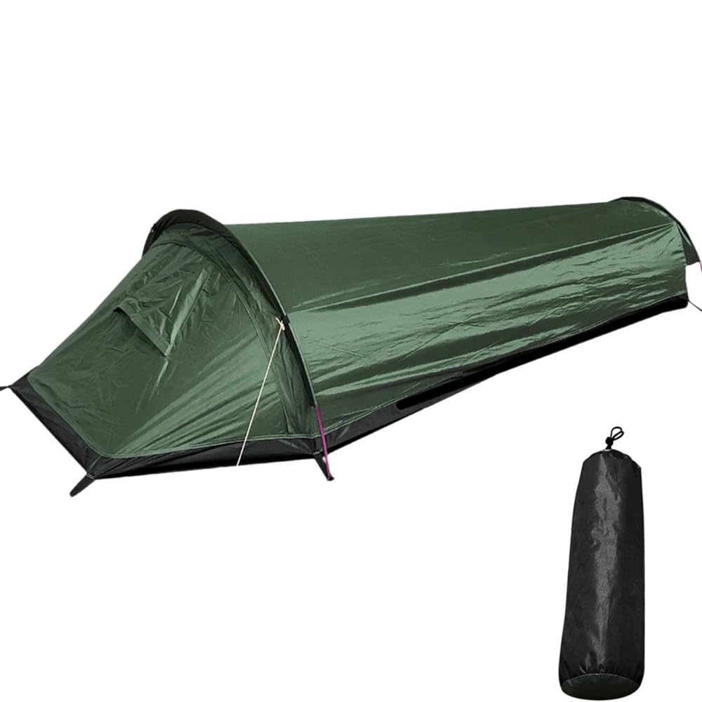 tente-une-place-850ewg-1.jpg Tente de Randonnée Portable Pour 1 Personne Bivouac Ultra Légère Avec Sac de Transport Étanche Pour Trekking, Alpinisme, Camping, Escalade : Amazon.fr: Sports et Loisirs – Image 1