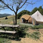 Tente tipi Camping La Ferme de Simondon