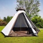 Siborter Tente tipi indienne imperméable pour 2 à 4 personnes pour le camping : Amazon.fr: Sports et Loisirs