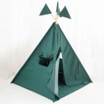 Tipi enfant extérieure, tente imperméable à l'eau Green Grass