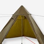 Tarp Tipi Bushcraft Bivouac Imperméable 2 Personnes+ Kaki