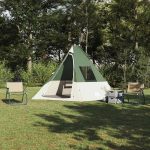 Tente tipi camping 6 places imperméable VidaXL Family Tipi | Decathlon