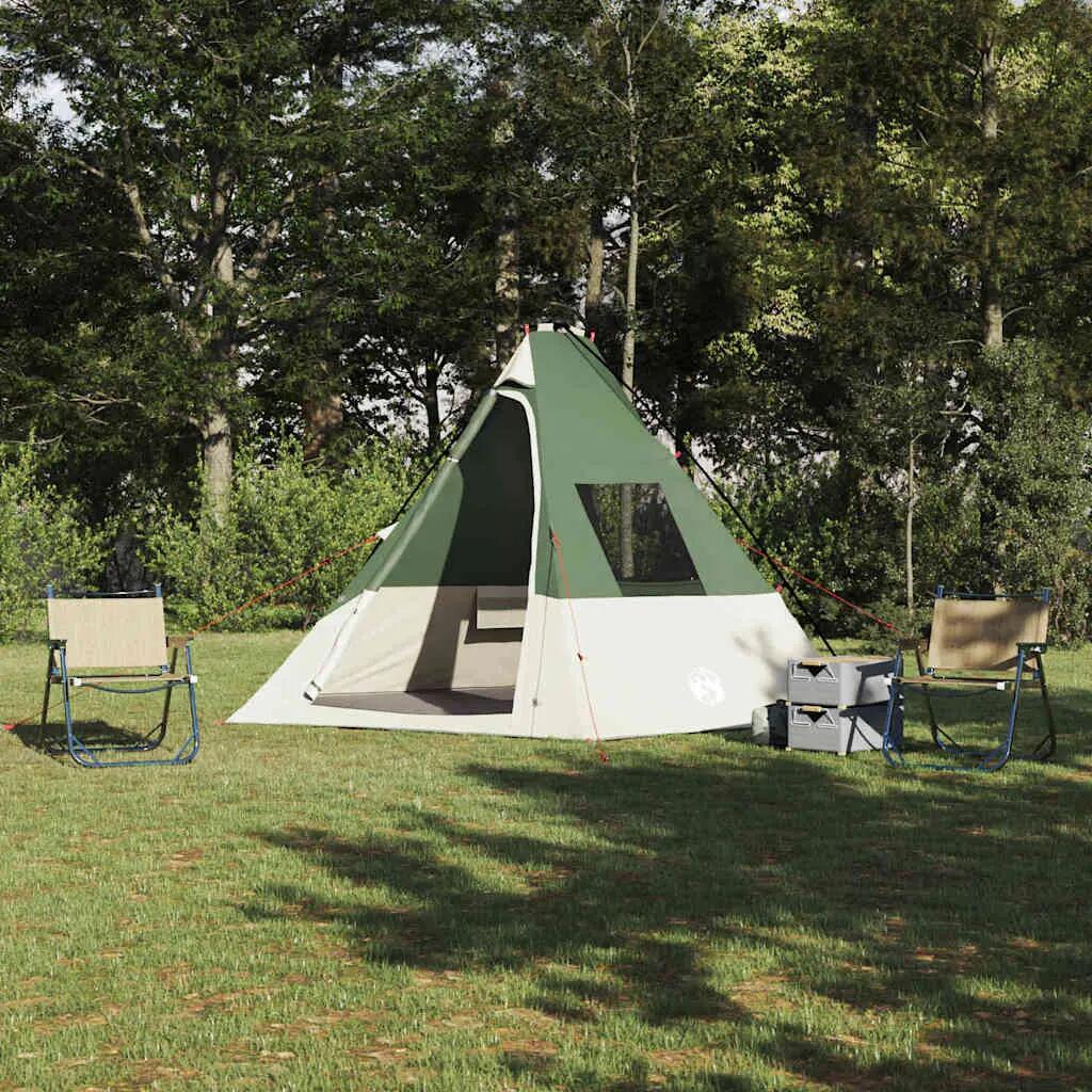 tipi-exterieur-impermeable-396dad.jpg Tente tipi camping 6 places imperméable VidaXL Family Tipi | Decathlon – Image 1