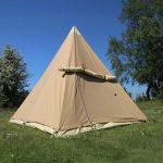 Tipi Plume Group Tent Tente compacte, authentiquement indienne