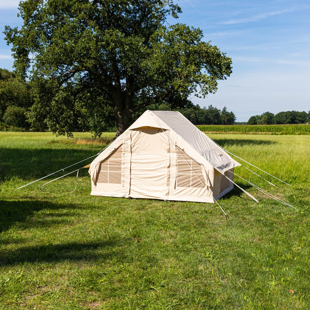 toile-de-tente-4-places-386ahf-1.jpg Tente 4 Personnes Gonflable Beige 300x200 | Dimehouse – Image 1