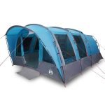 vidaXL Tente familiale tunnel 8 personnes bleu imperméable | vidaXL.fr