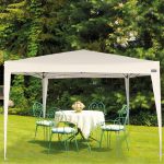 Tonnelle pliable 300x300 cm crème Aktive